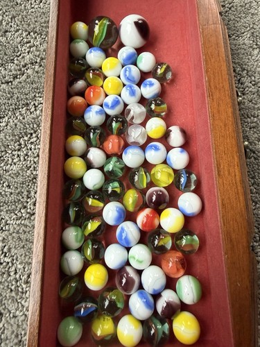 Vintage marbles pieces - 74,